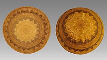 Tsa Yanshtqi (basket drum), willow, fiber, Native American (Navaho)